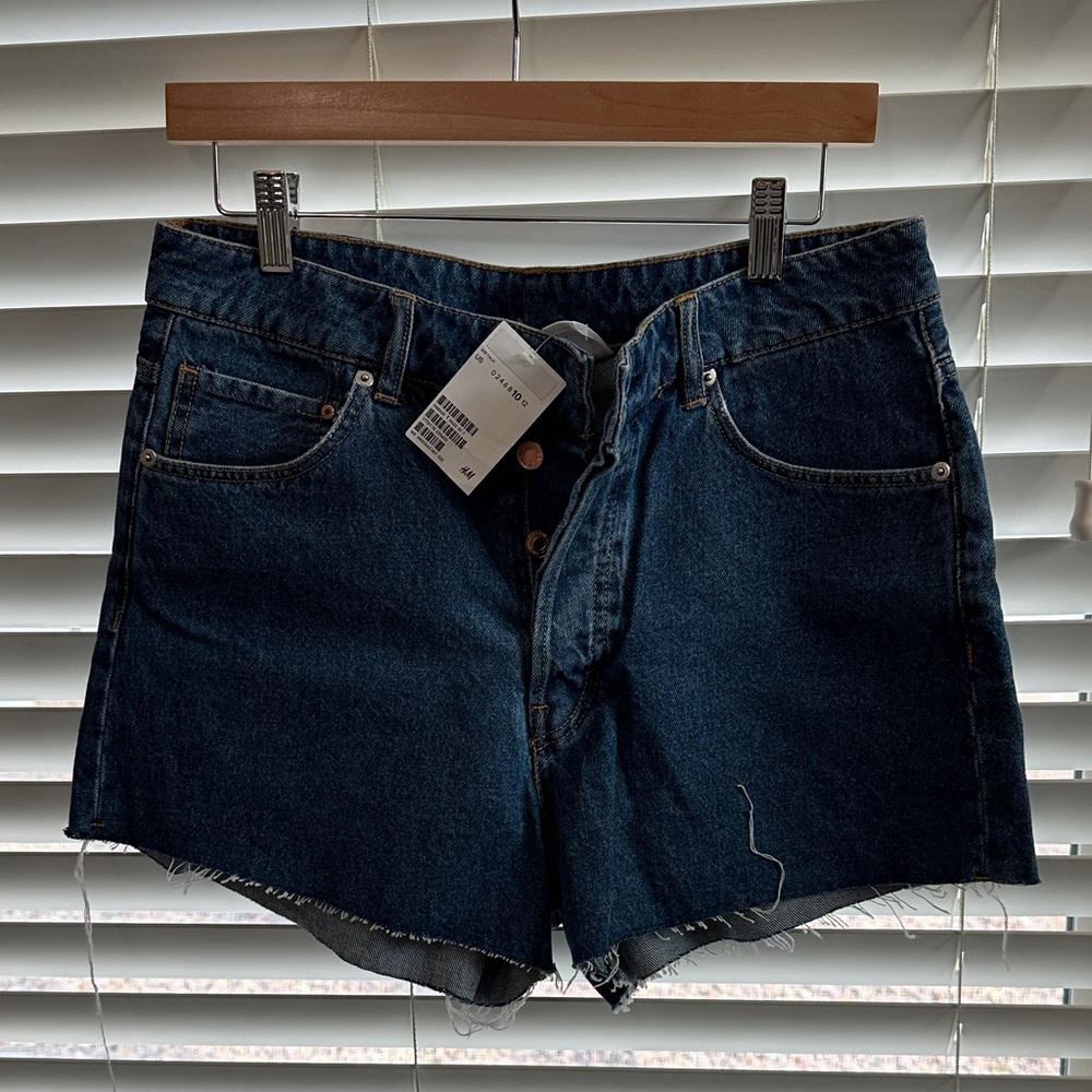 H&M Dark Blue Jean Shorts